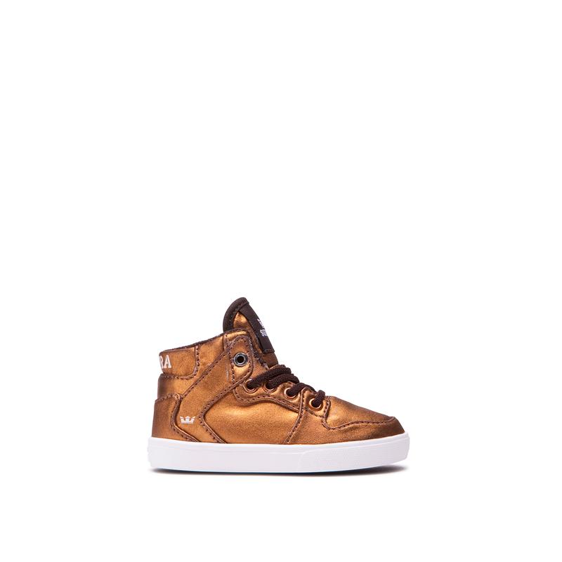 Zapatillas Altas Supra Argentina Niños - CRIB VAIDER Doradas (FHYRC-6208)